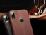 Vaku ® Vivo Y85 Lexza Series Double Stitch Leather Shell with Metallic Camera Protection Back Cover