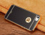 VAKU ® Apple iPhone 5S / SE / 5 Leather Stiched Gold Electroplated Soft TPU Back Cover