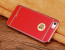 VAKU ® Apple iPhone 5S / SE / 5 Leather Stiched Gold Electroplated Soft TPU Back Cover