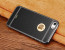 VAKU ® Apple iPhone 5S / SE / 5 Leather Stiched Gold Electroplated Soft TPU Back Cover