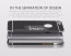 i-Paky ® Apple iPhone 6 / 6S Metal Electroplated Logo Display PC Shell + Bumper Protector Back Cover