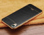 VAKU ® OPPO F1 PLUS European Leather Stitched Gold Electroplated Soft TPU Back Cover