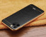 eller sante ® Apple iPhone 11 Pro Max European Leather Stitched Gold Electroplated Soft TPU Back Cover