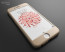 i-Paky ® Apple iPhone 6 / 6S 360 Full Protection Metallic Finish 3-in-1 Ultra-thin Slim Front Case + Tempered + Back Cover