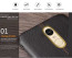 Vaku ® Redmi Note 3 Lexza Series Double Stitch Leather Shell with Metallic Logo Display Back Cover