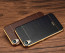 VAKU ® OPPO F1 PLUS European Leather Stitched Gold Electroplated Soft TPU Back Cover
