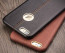 Vorson ® Apple iPhone 6 Plus / 6S Plus Lexza Series Double Stitch Leather Shell with Metallic Logo Display Back Cover