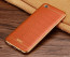 VAKU ® VIVO V5 / V5S European Leather Stitched Gold Electroplated Soft TPU Back Cover