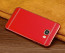 Vaku ® Samsung Galaxy C7 Pro Leather Stitched Gold Electroplated Soft TPU Back Cover