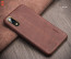 Vaku ® Vivo X21 Lexza Series Double Stitch Leather Shell with Metallic Camera Protection Back Cover