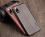 Vaku ® Vivo X21 Lexza Series Double Stitch Leather Shell with Metallic Camera Protection Back Cover