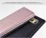 Samsung Galaxy Series Double Stitch Leather Shell with Wallet Flip Cover
