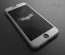 i-Paky ® Apple iPhone 6 / 6S 360 Full Protection Metallic Finish 3-in-1 Ultra-thin Slim Front Case + Tempered + Back Cover
