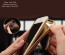 VAKU ® Apple iPhone 7 Plus European Leather Stitched Gold Electroplated Soft TPU Back Cover