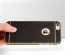 VAKU ® Apple iPhone 6 / 6S Leather Stitched Gold Electroplated Soft TPU Back Cover