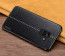 Vaku ® Samsung Galaxy A8 Plus Lexza Series Double Stitch Leather Shell with Metallic Camera Protection Back Cover