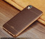VAKU ® OPPO F1 PLUS European Leather Stitched Gold Electroplated Soft TPU Back Cover