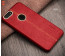 Vaku ® Apple iPhone 7 Lexza Series Double Stitch Leather Shell with Metallic Logo Display Back Cover
