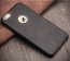 Vorson ® Apple iPhone 6 / 6S Lexza Series Double Stitch Leather Shell with Metallic Logo Display Back Cover