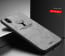 Vaku ® Apple iPhone X Succido Series Hand-Stitched Cotton Textile Ultra Soft-Feel Shock-proof Water-proof Back Cover