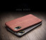 Vaku ® Vivo X21 Lexza Series Double Stitch Leather Shell with Metallic Camera Protection Back Cover