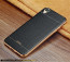 VAKU ® OPPO F1 PLUS European Leather Stitched Gold Electroplated Soft TPU Back Cover