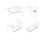 Rock ® Samsung Galaxy S6 0.2mm Ultra-thin 2.5D Curved Edge Anti-Blue Light 9H Hardness Explosion-Proof Tempered Glass Screen Protector Transparent