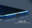 Vaku ® Samsung Galaxy A8 Plus CAUSEWAY Series Electroplated Shine Bumper Finish Full-View Display + Ultra-thin Transparent Back Cover