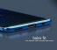 Vaku ® Samsung Galaxy A7 (2018) CAUSEWAY Series Electroplated Shine Bumper Finish Full-View Display + Ultra-thin Transparent Back Cover
