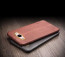 Vaku ® Samsung Galaxy J5 (2016) Lexza Series Double Stitch Leather Shell with Metallic Logo Display Back Cover