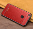 Vaku ® Oppo F7 Leather Stitched Gold Electroplated Soft TPU Back Cover