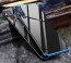 Vaku ® Samsung Galaxy A7 (2018) CAUSEWAY Series Electroplated Shine Bumper Finish Full-View Display + Ultra-thin Transparent Back Cover
