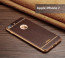 VAKU ® Apple iPhone 7 Plus Leather Stitched Gold Electroplated Soft TPU Back Cover
