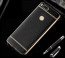 Vaku ® Xiaomi Mi A1 Leather Stitched Gold Electroplated Soft TPU Back Cover