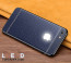 VAKU ® Apple iPhone 6 / 6S Leather Stitched LED Light Illuminated Logo 3D Designer Case Back Cover
