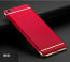 Vaku ® Oppo A83 Ling Series Ultra-thin Metal Electroplating Splicing PC Back Cover