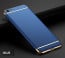 Vaku ® Oppo A83 Ling Series Ultra-thin Metal Electroplating Splicing PC Back Cover