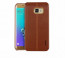 Vaku ® Samsung Galaxy C7 Pro Lexza Series Double Stitch Leather Shell with Metallic Camera Protection Back Cover