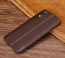 Vaku ® Vivo X21 Lexza Series Double Stitch Leather Shell with Metallic Camera Protection Back Cover