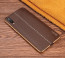 Vaku ® Vivo X21 Lexza Series Double Stitch Leather Shell with Metallic Camera Protection Back Cover