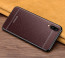 Vaku ® Vivo X21 Leather Stitched Gold Electroplated Soft TPU Back Cover