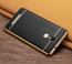 VAKU ® XIAOMI Redmi Note 3 Leather Stitched  Gold Electroplated Soft TPU Back Cover