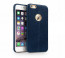 VAKU ® Apple iPhone 6 / 6S Nexza Series Double Stitch Leather Shell with Metallic Logo Display Back Cover