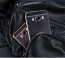 VAKU ® Samsung Galaxy A8 Leather Stitched Gold Electroplated Soft TPU Back Cover