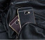 VAKU ® Samsung J7 Prime Leather Stitched Gold Electroplated Soft TPU Back Cover