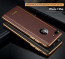 VAKU ® Apple iPhone 7 Plus Vertical Leather Stitched Gold Electroplated Soft TPU Back Cover