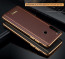 Vaku ® Xiaomi Redmi Note 8 Vertical Leather Stitched Gold Electroplated Soft TPU Back Cover