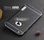 i-Paky ® Apple iPhone 6 / 6S Metal Electroplated Logo Display PC Shell + Bumper Protector Back Cover