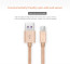 Vaku ® Nylon Braided USB Pack of 3, Type C USB Port Compatible Cable (3 Feet/0.9 Meter)