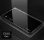 Vaku ® Apple iPhone XS Optical zoom Series Glass Ultra-Shine Luxurious Tempered Finish Silicone Frame Thin Back Cover